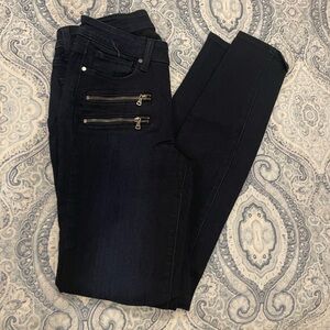 PAIGE dark blue skinny jeans